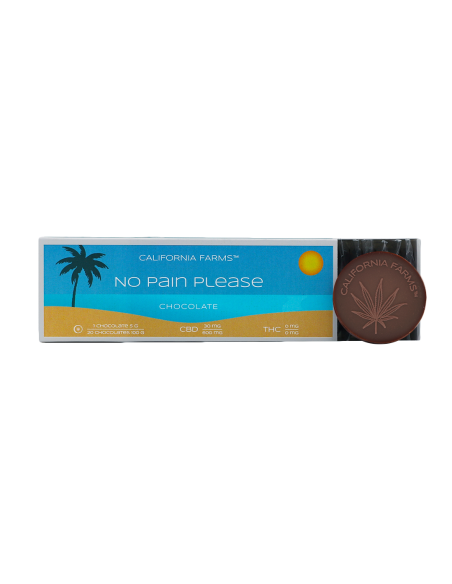 CHOCOLATE: NO PAIN, PLEASE – 20 pcs, 600mg CBD