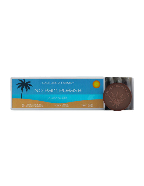 CHOCOLATE: NO PAIN, PLEASE – 10 pcs, 300mg CBD 2