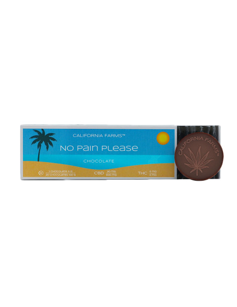 CHOCOLATE: NO PAIN, PLEASE – 20 pcs, 600mg CBD 2