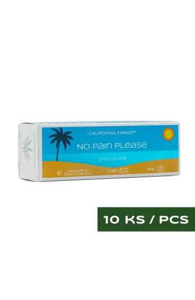 SCHOKOLADE: SCHMERZ BESEITIGEN– 10 Stücke, 300mg CBD