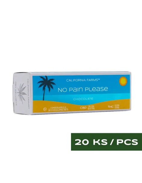 ČOKOLÁDA: PRO FYZICKOU I PSYCHICKOU ÚLEVU – 20 ks, 600mg CBD