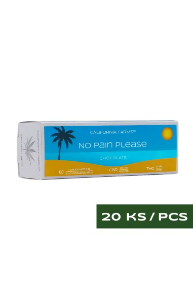 CHOCOLATE: NO PAIN, PLEASE – 20 pcs, 600mg CBD