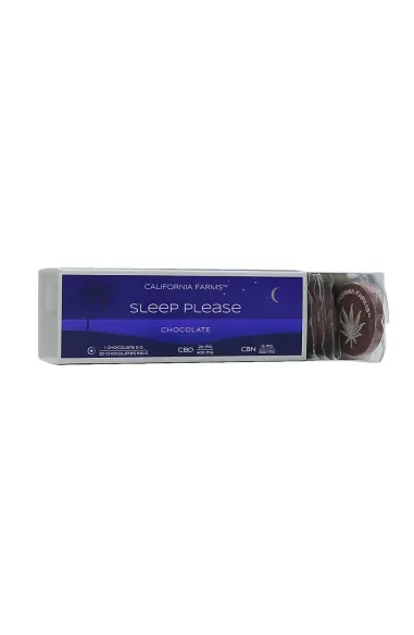 ČOKOLÁDA: PRO HLUBOKÝ A DLOUHÝ SPÁNEK – 20 ks, 400mg CBD, 300mg CBN