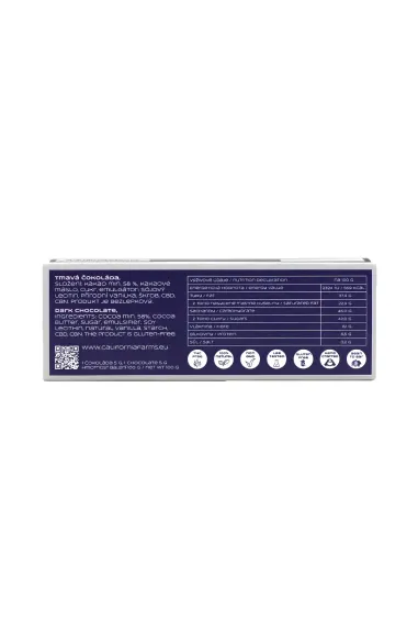 ČOKOLÁDA: PRO HLUBOKÝ A DLOUHÝ SPÁNEK – 20 ks, 400mg CBD, 300mg CBN