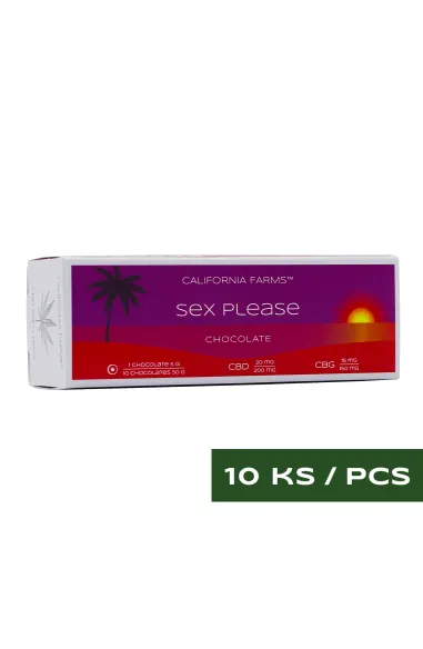 SCHOKOLADE: LIEBE, BITTE – 10 Stücke, 200mg CBD, 150mg CBG