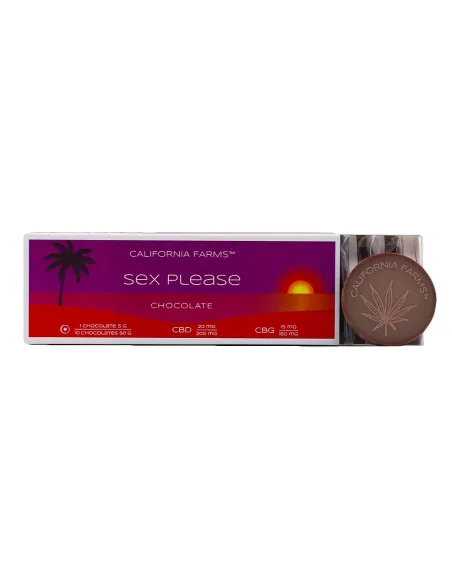 SCHOKOLADE: LIEBE, BITTE – 10 Stücke, 200mg CBD, 150mg CBG