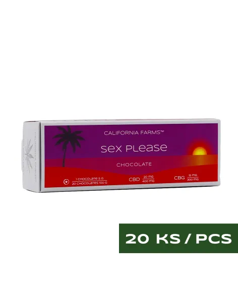 SCHOKOLADE: LIEBE, BITTE – 20 Stücke, 400mg CBD, 300mg CBG