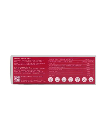 SCHOKOLADE: LIEBE, BITTE – 20 Stücke, 400mg CBD, 300mg CBG