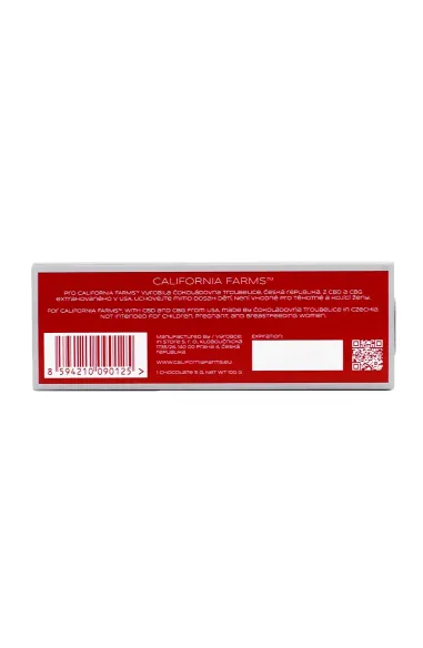 ČOKOLÁDA: LÁSKU, PROSÍM – 20 ks, 400mg CBD, 300mg CBG