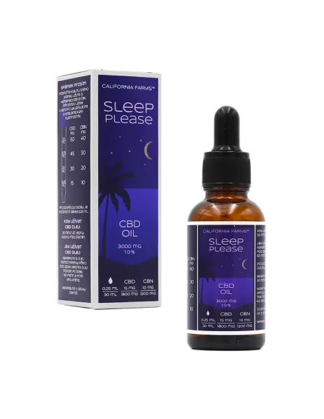 OLEJ: PRO HLUBOKÝ A DLOUHÝ SPÁNEK – 30ml/3000mg