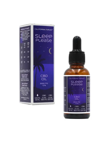 OLEJ: PRO HLUBOKÝ A DLOUHÝ SPÁNEK – 30ml/3000mg
