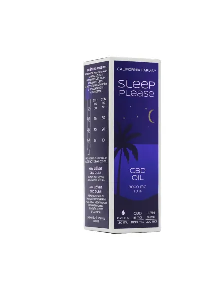 OLEJ: PRO HLUBOKÝ A DLOUHÝ SPÁNEK – 30ml/3000mg