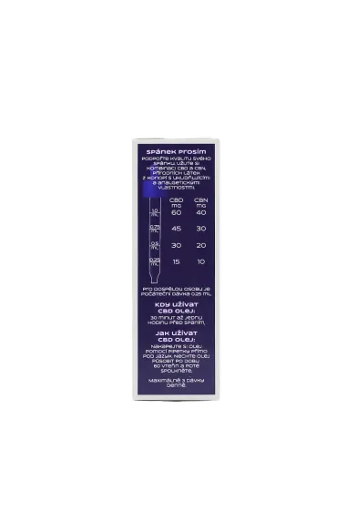 OLEJ: PRO HLUBOKÝ A DLOUHÝ SPÁNEK – 30ml/3000mg