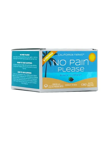 JELLY STRONG: NO PAIN, PLEASE – 40 pcs, 1600mg CBD