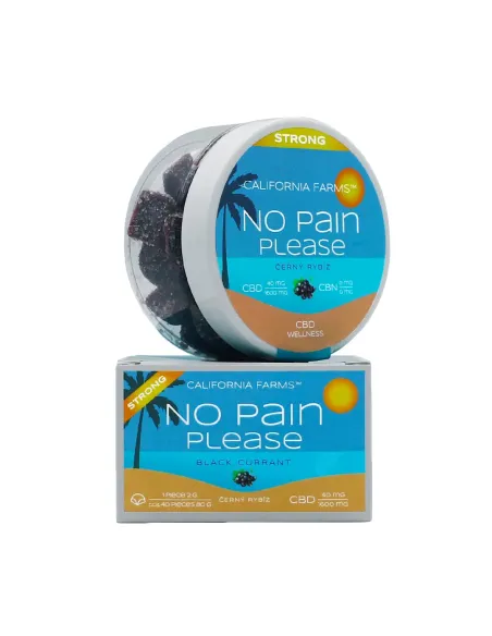 JELLY STRONG: NO PAIN, PLEASE – 40 pcs, 1600mg CBD
