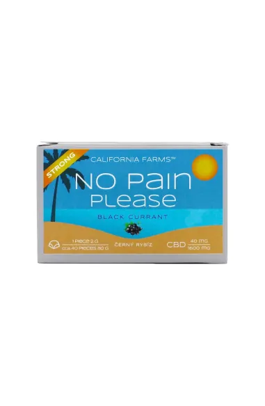 JELLY STRONG: NO PAIN, PLEASE – 40 pcs, 1600mg CBD
