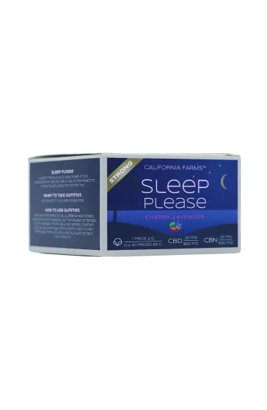 ŽELÉ STRONG: PRO HLUBOKÝ A DLOUHÝ SPÁNEK – 40 ks, 800mg CBD, 800mg CBN