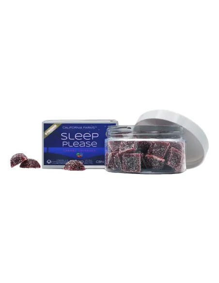 GELEE STRONG: FÜR TIEFEN UND LANGEN SCHLAF – 40 Stücke, 800mg CBD, 800mg CBN