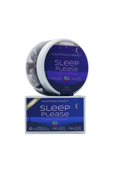 ŽELÉ STRONG: PRO HLUBOKÝ A DLOUHÝ SPÁNEK – 40 ks, 800mg CBD, 800mg CBN