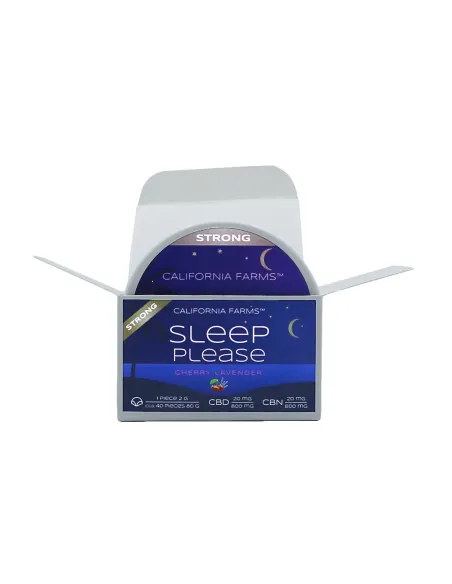 ŽELÉ STRONG: PRO HLUBOKÝ A DLOUHÝ SPÁNEK – 40 ks, 800mg CBD, 800mg CBN