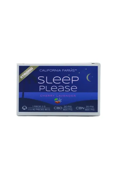 GELEE STRONG: FÜR TIEFEN UND LANGEN SCHLAF – 40 Stücke, 800mg CBD, 800mg CBN