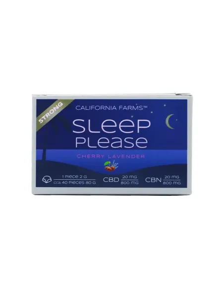 GELEE STRONG: FÜR TIEFEN UND LANGEN SCHLAF – 40 Stücke, 800mg CBD, 800mg CBN