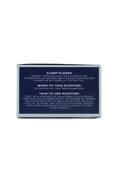 GELEE STRONG: FÜR TIEFEN UND LANGEN SCHLAF – 40 Stücke, 800mg CBD, 800mg CBN