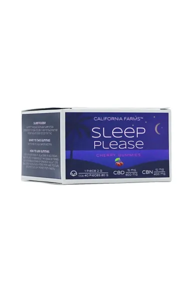 GELEE: FÜR TIEFEN UND LANGEN SCHLAF – 40 Stücke, 600mg CBD, 400mg CBN