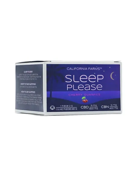 GELEE: FÜR TIEFEN UND LANGEN SCHLAF – 40 Stücke, 600mg CBD, 400mg CBN