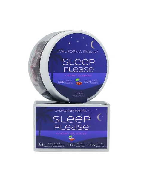 GELEE: FÜR TIEFEN UND LANGEN SCHLAF – 40 Stücke, 600mg CBD, 400mg CBN 2