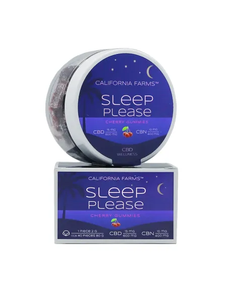GELEE: FÜR TIEFEN UND LANGEN SCHLAF – 40 Stücke, 600mg CBD, 400mg CBN