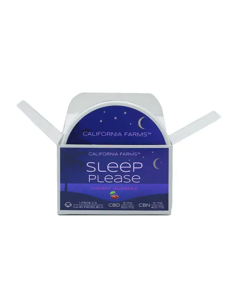 GELEE: FÜR TIEFEN UND LANGEN SCHLAF – 40 Stücke, 600mg CBD, 400mg CBN
