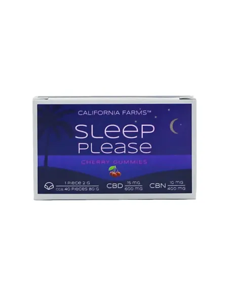 GELEE: FÜR TIEFEN UND LANGEN SCHLAF – 40 Stücke, 600mg CBD, 400mg CBN
