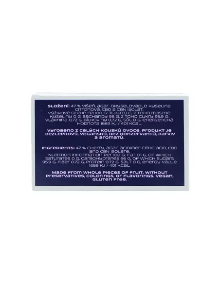 GELEE: FÜR TIEFEN UND LANGEN SCHLAF – 40 Stücke, 600mg CBD, 400mg CBN