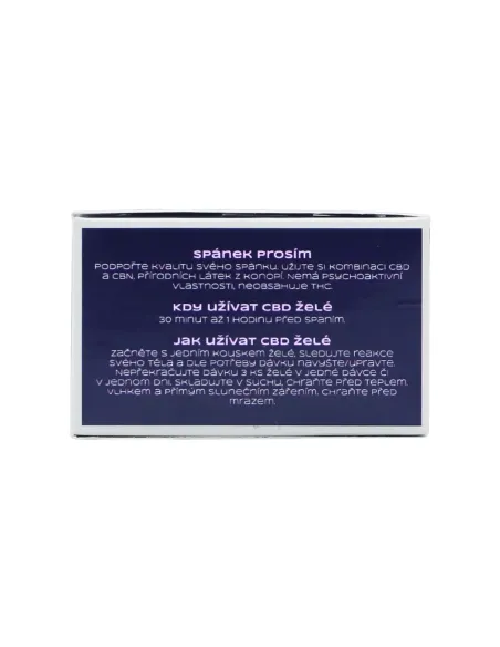 GELEE: FÜR TIEFEN UND LANGEN SCHLAF – 40 Stücke, 600mg CBD, 400mg CBN