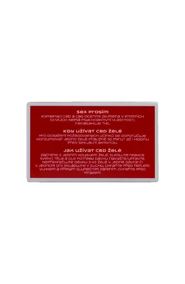 GELEE: LIEBE, BITTE – 40 Stücke, 600mg CBD, 400mg CBG