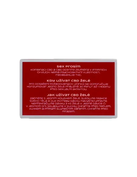GELEE: LIEBE, BITTE – 40 Stücke, 600mg CBD, 400mg CBG