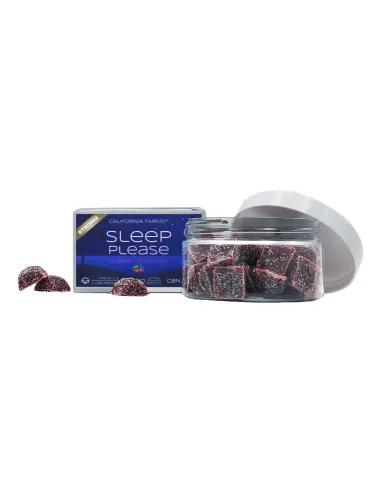 SLEEP box STRONG: CBD czekolada + CBD zelki